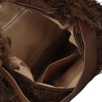 Dámska kabelka do ruky tmavo hnedá - Firenze Amitai