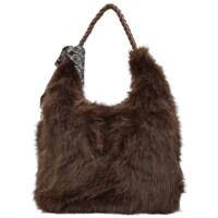 Dámska kabelka do ruky tmavo hnedá - Firenze Amélie