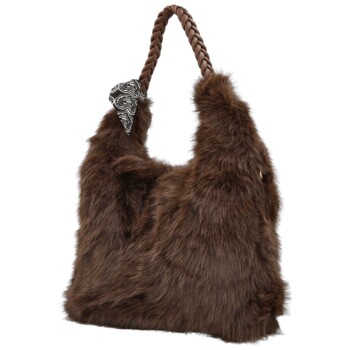 Dámska kabelka do ruky tmavo hnedá - Firenze Amélie