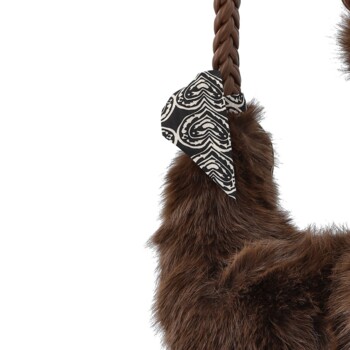 Dámska kabelka do ruky tmavo hnedá - Firenze Amélie