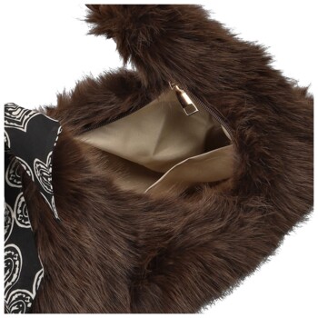 Dámska kabelka do ruky tmavo hnedá - Firenze Amélie