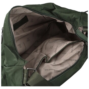 Dámska crossbody kabelka tmavo zelená - Coveri Candice