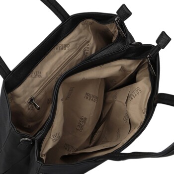 Dámska kabelka na rameno čierna - Coveri Zaki