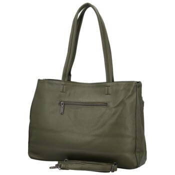 Dámska kabelka na rameno tmavo zelená - Coveri Zaki