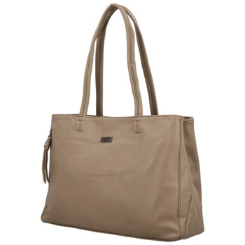 Dámska kabelka na rameno taupe - Coveri Zaki