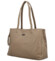 Dámska kabelka na rameno taupe - Coveri Zaki