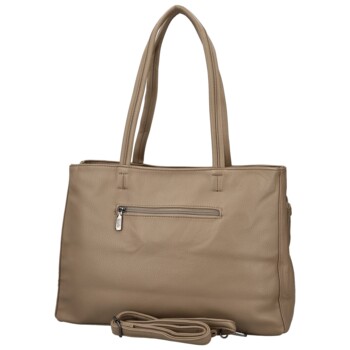 Dámska kabelka na rameno taupe - Coveri Zaki