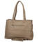 Dámska kabelka na rameno taupe - Coveri Zaki