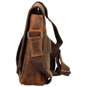 Pánska kožená taška camel - Greenwood Jordy