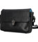 Dámska kožená crossbody kabelka čierna - Greenwood Lusine