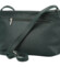 Dámska kožená crossbody kabelka tmavo zelená - Delami Vera Pelle Finni