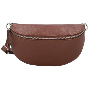 Dámska kožená ľadvinka hnedá - Delami Vera Pelle Gianni