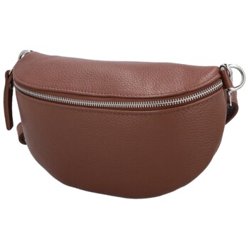 Dámska kožená ľadvinka hnedá - Delami Vera Pelle Gianni