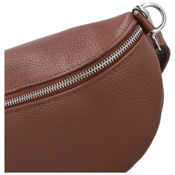 Dámska kožená ľadvinka hnedá - Delami Vera Pelle Gianni