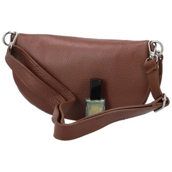 Dámska kožená ľadvinka hnedá - Delami Vera Pelle Gianni