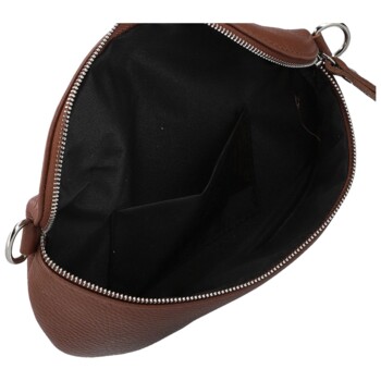 Dámska kožená ľadvinka hnedá - Delami Vera Pelle Gianni