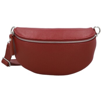 Dámska kožená ľadvinka červená - Delami Vera Pelle Gianni