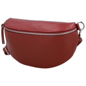 Dámska kožená ľadvinka červená - Delami Vera Pelle Gianni