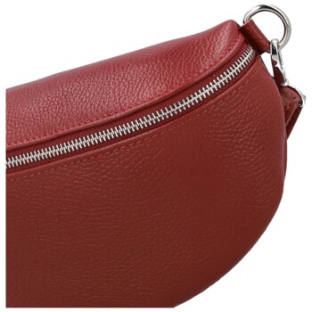 Dámska kožená ľadvinka červená - Delami Vera Pelle Gianni