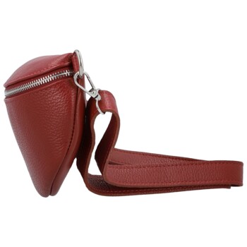 Dámska kožená ľadvinka červená - Delami Vera Pelle Gianni