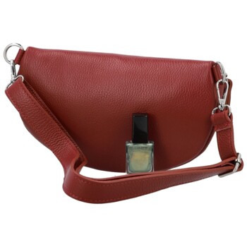 Dámska kožená ľadvinka červená - Delami Vera Pelle Gianni