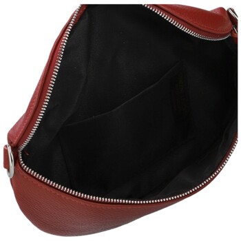 Dámska kožená ľadvinka červená - Delami Vera Pelle Gianni