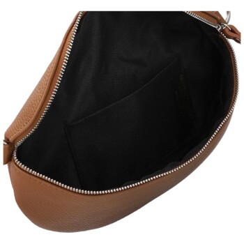 Dámska kožená ľadvinka koňaková - Delami Vera Pelle Gianni