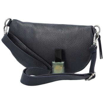 Dámska kožená ľadvinka tmavo modrá - Delami Vera Pelle Gianni