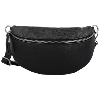 Dámska kožená ľadvinka čierna - Delami Vera Pelle Gianni