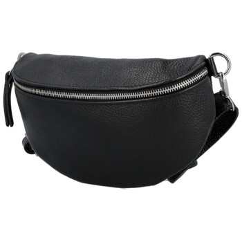 Dámska kožená ľadvinka čierna - Delami Vera Pelle Gianni