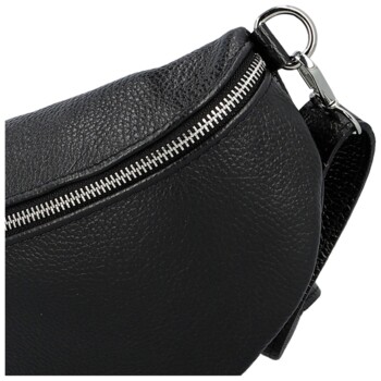 Dámska kožená ľadvinka čierna - Delami Vera Pelle Gianni