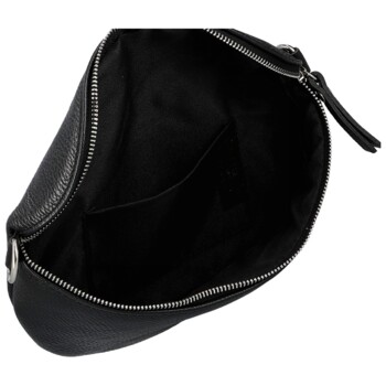 Dámska kožená ľadvinka čierna - Delami Vera Pelle Gianni