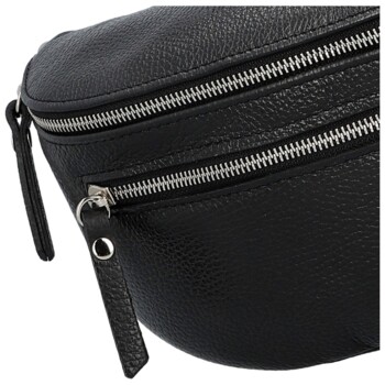 Dámska kožená ľadvinka čierna - Delami Vera Pelle Lila