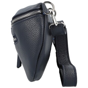 Dámska kožená ľadvinka tmavo modrá - Delami Vera Pelle Lila