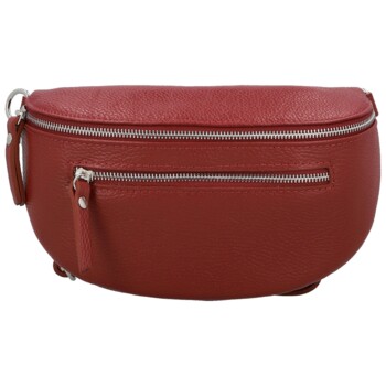 Dámska kožená ľadvinka červená - Delami Vera Pelle Lila