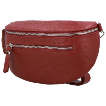 Dámska kožená ľadvinka červená - Delami Vera Pelle Lila