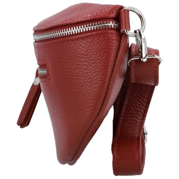 Dámska kožená ľadvinka červená - Delami Vera Pelle Lila