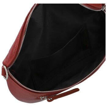 Dámska kožená ľadvinka červená - Delami Vera Pelle Lila