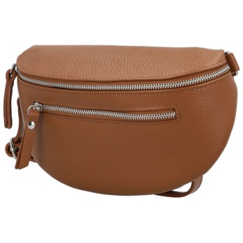 Dámska kožená ľadvinka koňaková - Delami Vera Pelle Lila