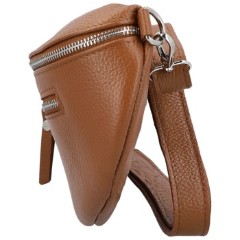 Dámska kožená ľadvinka koňaková - Delami Vera Pelle Lila