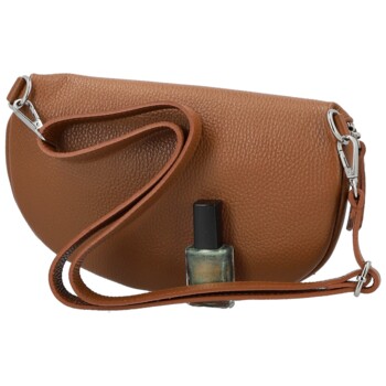 Dámska kožená ľadvinka koňaková - Delami Vera Pelle Lila