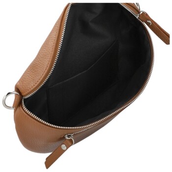 Dámska kožená ľadvinka koňaková - Delami Vera Pelle Lila