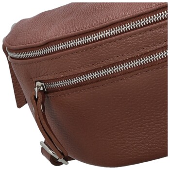 Dámska kožená ľadvinka hnedá - Delami Vera Pelle Lila