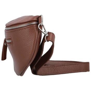 Dámska kožená ľadvinka hnedá - Delami Vera Pelle Lila