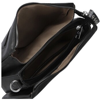 Dámska crossbody kabelka čierna - Firenze Wiviena