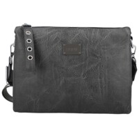 Dámska crossbody kabelka tmavo šedá - Firenze Wiviena