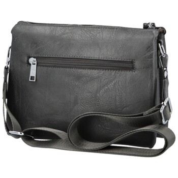 Dámska crossbody kabelka tmavo šedá - Firenze Wiviena