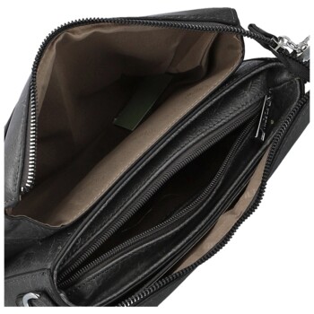 Dámska crossbody kabelka tmavo šedá - Firenze Wiviena