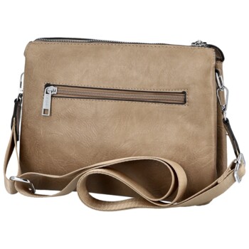 Dámska crossbody kabelka béžová - Firenze Wiviena