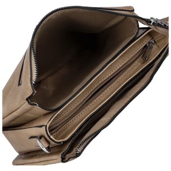 Dámska crossbody kabelka béžová - Firenze Wiviena